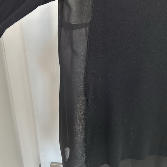 RUDSAK - Dionne long sleeve black sheer panel sweater size small neutral casual - Picture 4 of 10